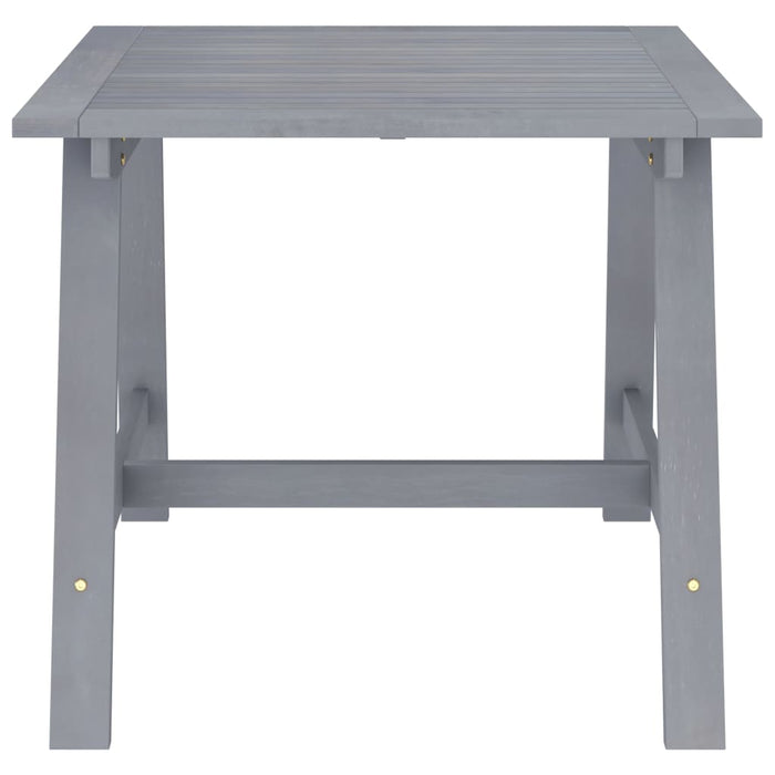 Tavolo da Pranzo da Giardino Grigio 88x88x74 cm Massello Acacia 312410