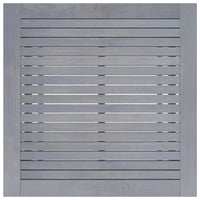 Tavolo da Pranzo da Giardino Grigio 88x88x74 cm Massello Acacia cod mxl 34248