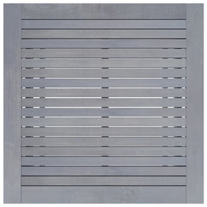 Tavolo da Pranzo da Giardino Grigio 88x88x74 cm Massello Acacia cod mxl 34248
