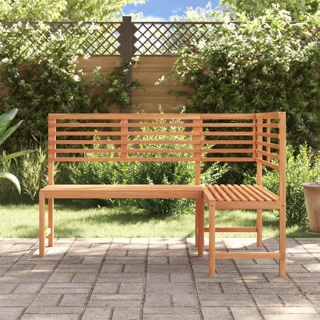Panca da Giardino ad Angolo 140 cm Legno Massello Acacia 312422