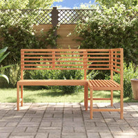 Panca da Giardino ad Angolo 140 cm Legno Massello Acacia 312422