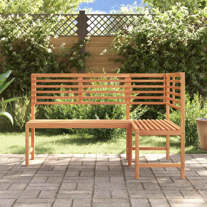 Panca da Giardino ad Angolo 140 cm Legno Massello Acacia 312422
