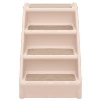Scala Pieghevole per Cani Crema 62x40x49,5 cm 170984