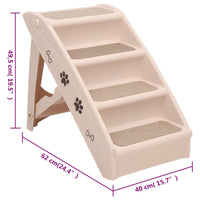 Scala Pieghevole per Cani Crema 62x40x49,5 cm cod mxl 53403