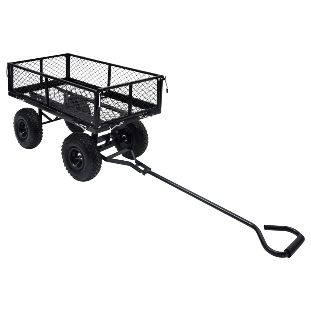 Carrello a Mano da Giardino Nero 250 kg cod mxl 44225