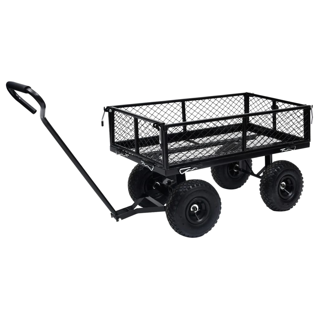 Carrello a Mano da Giardino Nero 250 kg cod mxl 44225