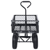 Carrello a Mano da Giardino Nero 250 kg 92580