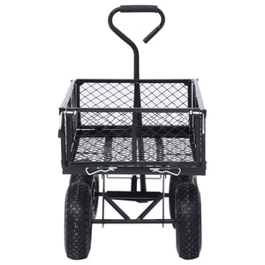 Carrello a Mano da Giardino Nero 250 kg 92580