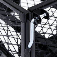 Carrello a Mano da Giardino Nero 250 kg 92580