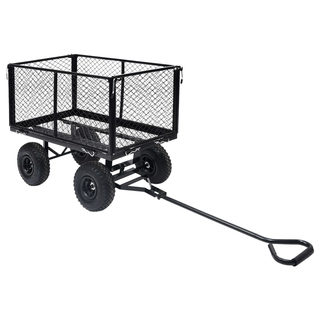 Carrello a Mano da Giardino Nero 350 kgcod mxl 79360