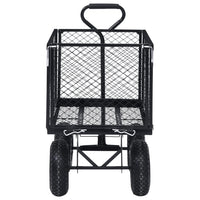 Carrello a Mano da Giardino Nero 350 kgcod mxl 79360