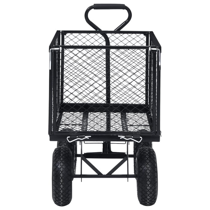 Carrello a Mano da Giardino Nero 350 kgcod mxl 79360