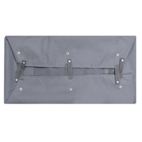 Telo per Carrello da Giardino Grigio Scuro 81x41x21 cm Tessuto 92584