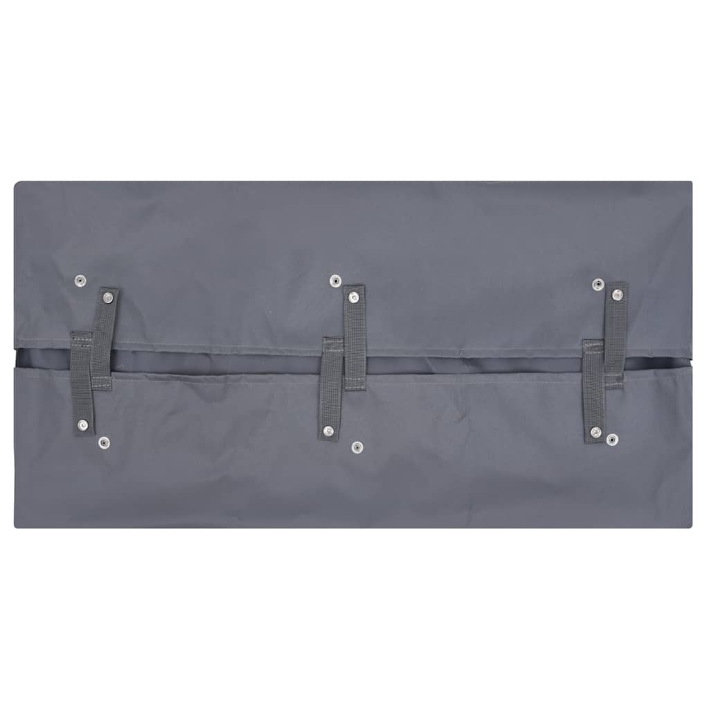Telo per Carrello da Giardino Grigio Scuro 81x41x40 cm Tessuto cod mxl 61716