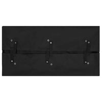 Telo per Carrello da Giardino Nero 81x41x40 cm in Tessuto cod mxl 61717