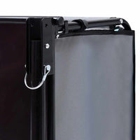 Rimorchio da Bici Nero e Blu 65 kg 92589