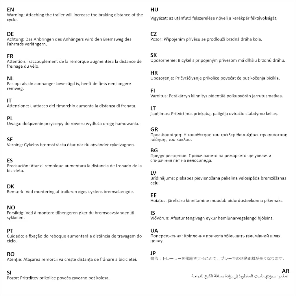 Rimorchio da Bici Nero e Blu 65 kg 92589