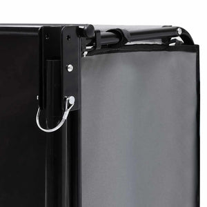 Rimorchio da Bici Grigio e Arancione 65 kg 92591