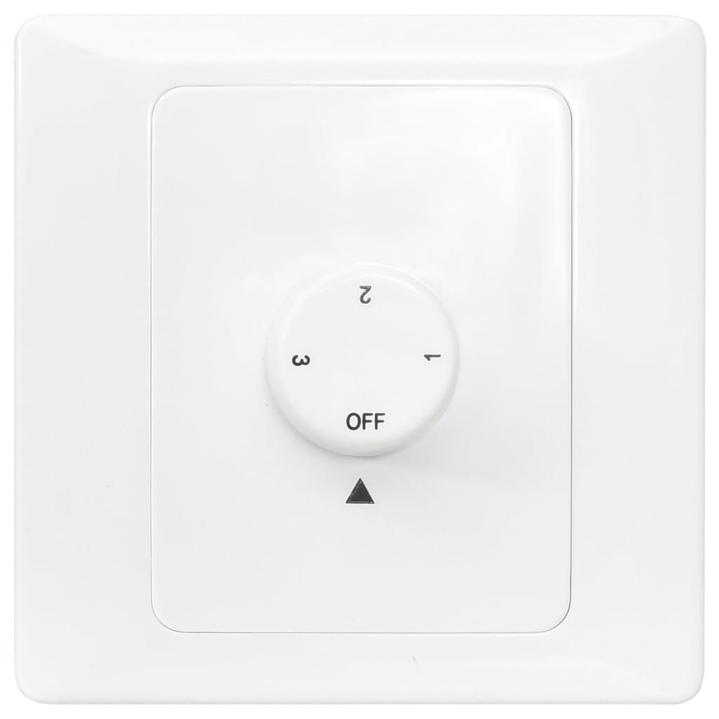 Ventilatore da Soffitto 142 cm Bianco