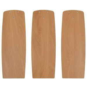 Ventilatore Soffitto Luce e Telecomando 108cm Marrone Chiaro