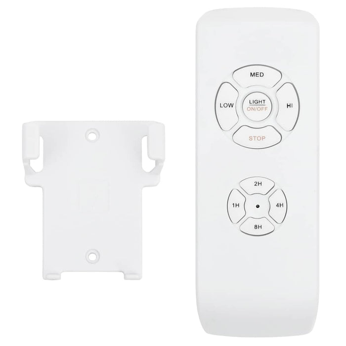 Ventilatore Soffitto Luce e Telecomando 108cm Marrone Chiaro