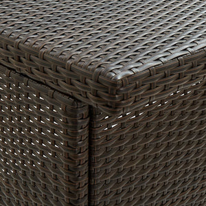 Set da Bar 3 pz in Polyrattan Marrone 313470