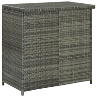 Set da Bar 3 pz in Polyrattan Grigio 313472