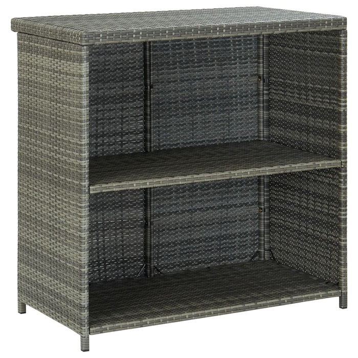 Set da Bar 3 pz in Polyrattan Grigio 313472