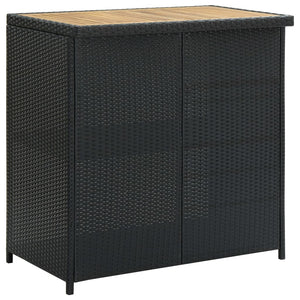 Set da Bar 3 pz in Polyrattan Nero cod mxl 26711