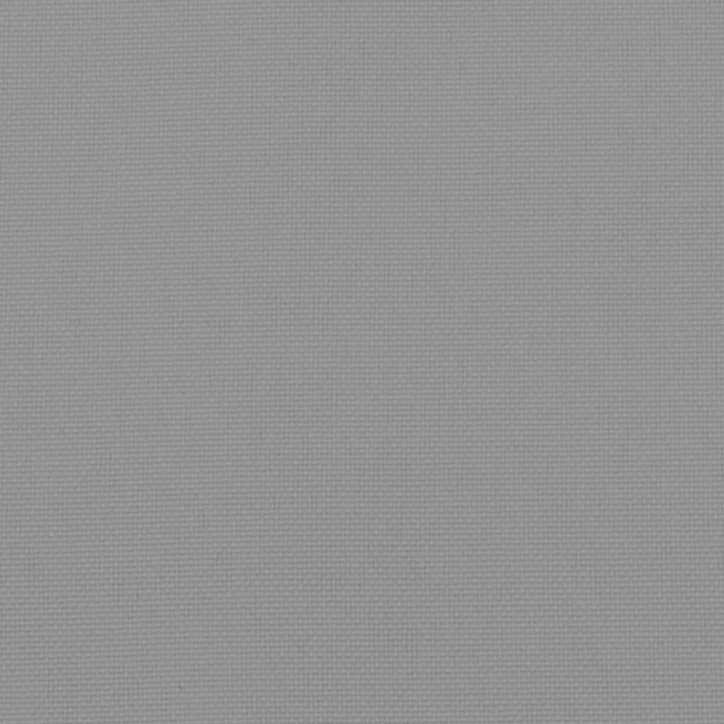 Cuscini per Sedia 2 pz Grigi 40x40x3 cm in Tessuto Oxford 314004