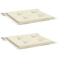 Cuscini per Sedia 2 pz Crema 40x40x3 cm in Tessuto Oxford 314006