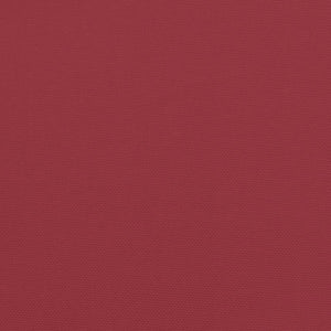 Cuscini per Sedia 2 pz Rosso Vino 40x40x4 cm in Tessuto Oxford