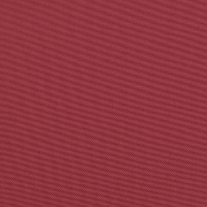 Cuscini per Sedia 2 pz Rosso Vino 40x40x4 cm in Tessuto Oxford