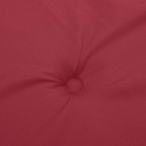 Cuscini per Sedia 4 pz Rosso Vino 40x40x4 cm in Tessuto Oxford 314021