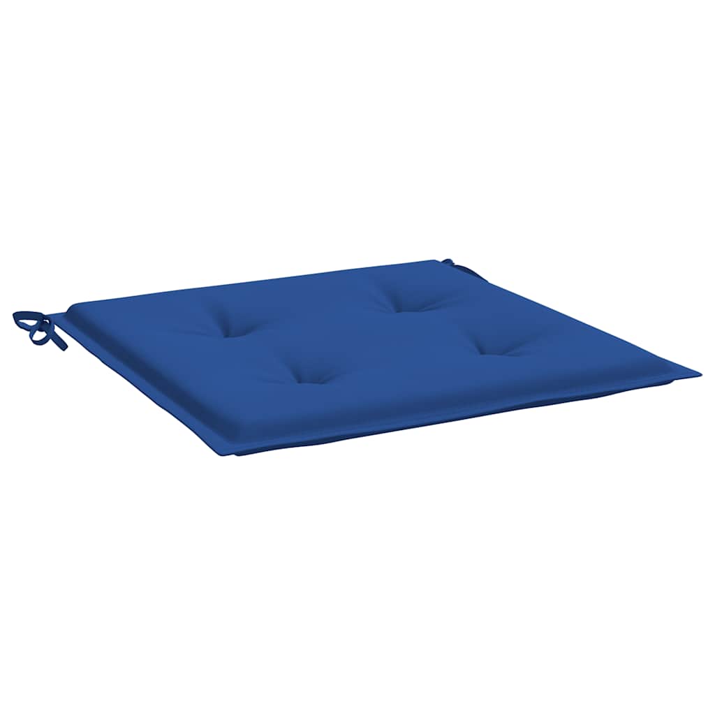 Cuscini per Sedia 2 pz Blu Reale 40x40x4 cm in Tessuto Oxford 314023