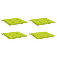 Cuscini per Sedia 4 pz Verde Intenso 40x40x4 cm Tessuto Oxford 314027