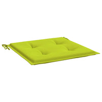 Cuscini per Sedia 4 pz Verde Intenso 40x40x4 cm Tessuto Oxford 314027