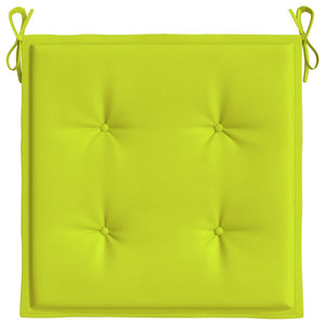 Cuscini per Sedia 4 pz Verde Intenso 40x40x4 cm Tessuto Oxford 314027