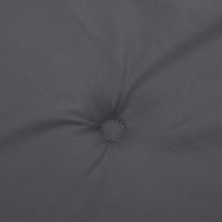 Cuscini per Sedia 4 pz Antracite 50x50x3 cm in Tessuto Oxford 314038