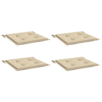 Cuscini per Sedia 2 pz Beige 50x50x4 cm in Tessuto Oxfor4