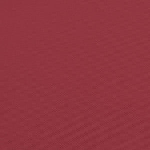 Cuscini per Sedia 2 pz Rosso Vino 50x50x4 cm in Tessuto Oxford 314056
