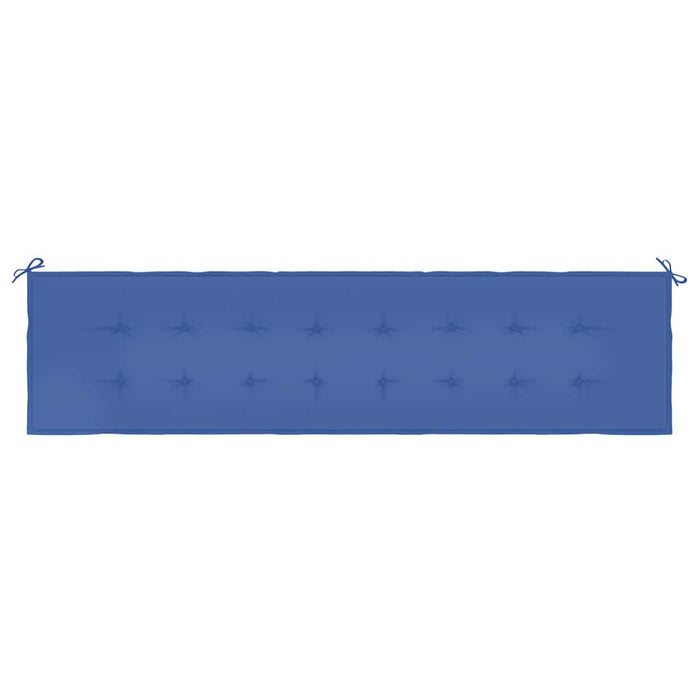 Cuscino per Panca Blu Reale 200x50x4 cm in Tessuto Oxford