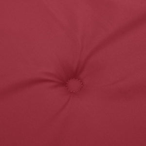 Cuscini per Sedie 6 pz Rosso Vino 120x50x3 cm in Tessuto 314115