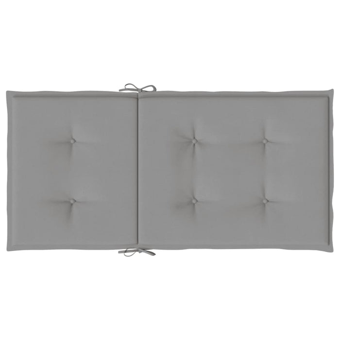 Cuscini per Sedie da Giardino 6 pz Grigio 100x50x3 cm cod mxl 50882
