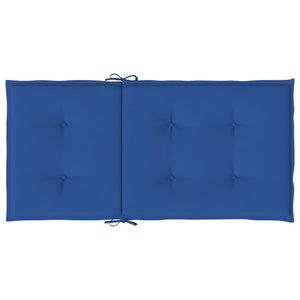 Cuscini per Sedie da Giardino 6 pz Blu Reale 100x50x3 cm cod mxl 54851
