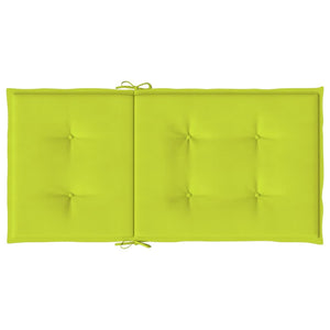 Cuscini per Sedia 6 pz Verde Intenso 100x50x3 cm Tessuto Oxford 314148