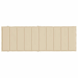 Cuscino per Lettino Beige 186x58x4 cm in Tessuto Oxford 314161