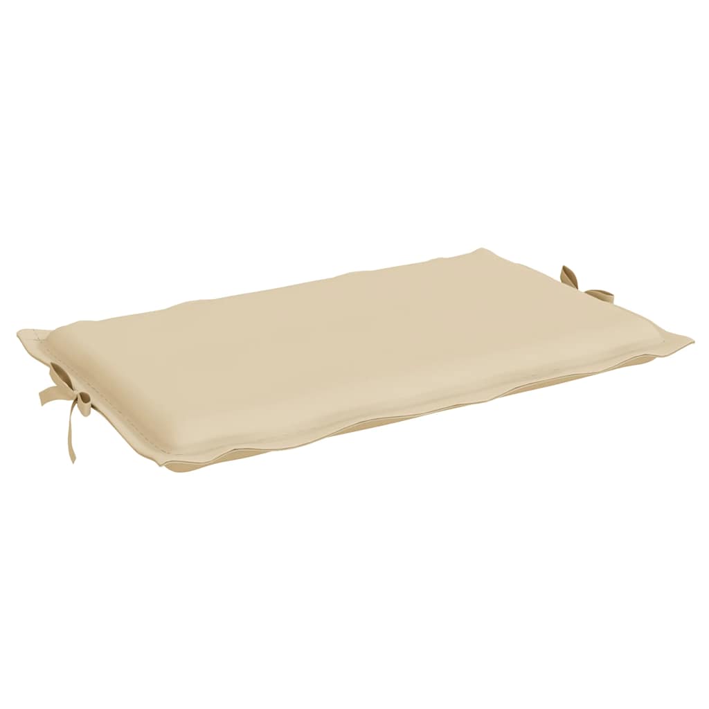 Cuscino per Lettino Beige 186x58x4 cm in Tessuto Oxford 314161
