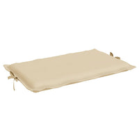 Cuscino per Lettino Beige 186x58x4 cm in Tessuto Oxford 314161