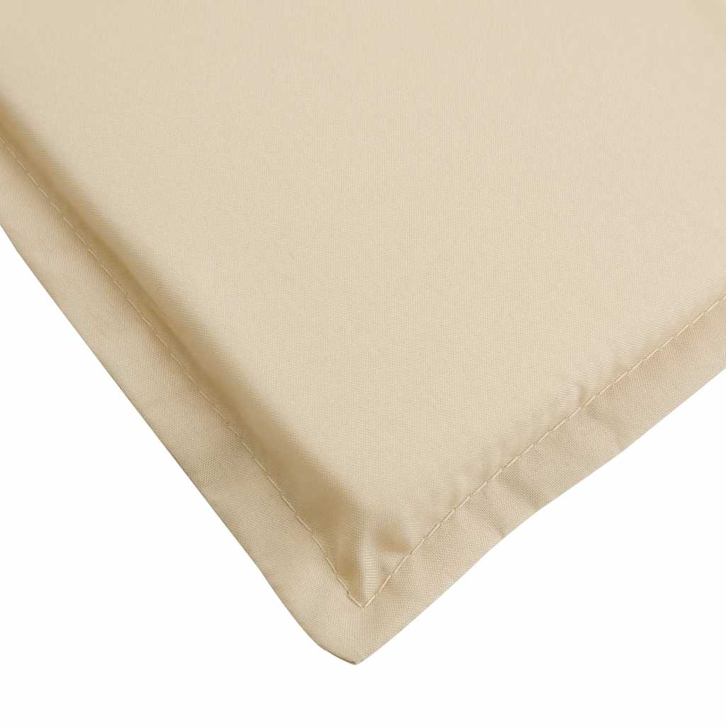 Cuscino per Lettino Prendisole Beige 186x58x3 cm